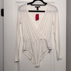 Knit White Bodysuit